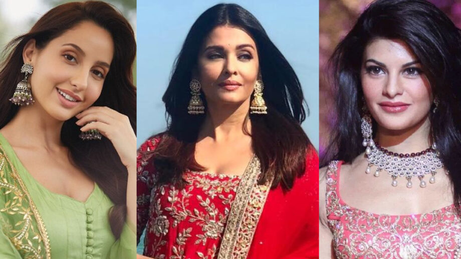 Nora Fatehi, Aishwarya Rai Bachchan, Jacqueline Fernandez: Glam Your Ethnic Game With These Celebrities 7