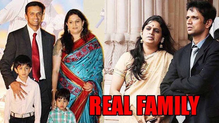 Rahul Dravid and his real life family