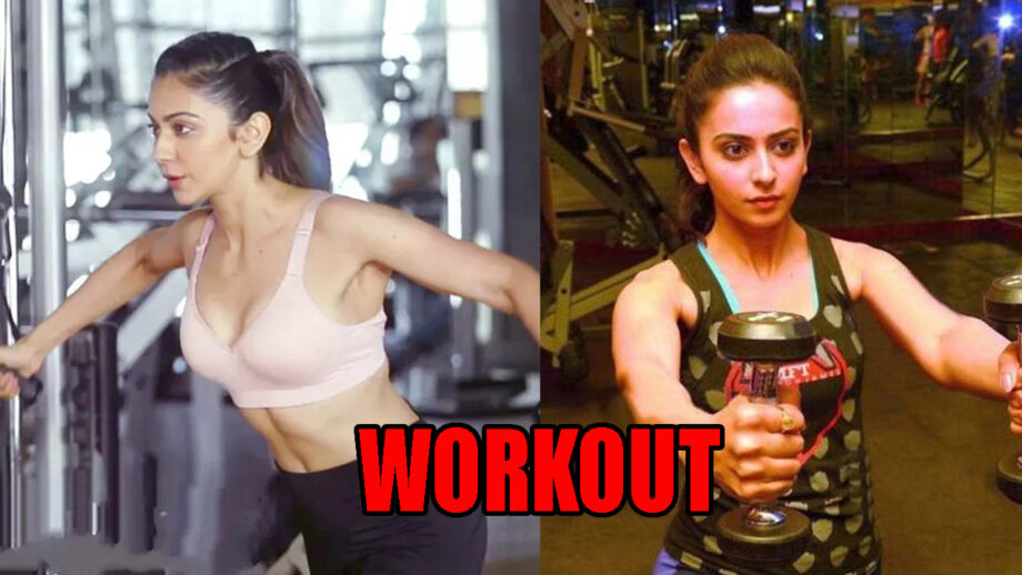 Rakul Preet Singh's workout session videos