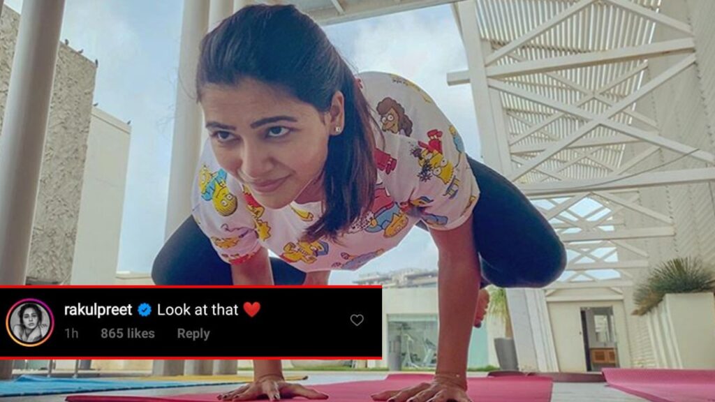 Samantha Akkineni gives us fitness goals with her yoga session, Rakul Preet comments 'Look at that ❤️