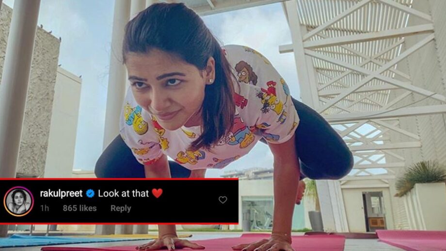Samantha Akkineni gives us fitness goals with her yoga session, Rakul Preet comments 'Look at that ❤️