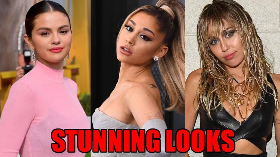 Selena Gomez, Ariana Grande, Miley Cyrus's Stunning Looks From Last Year