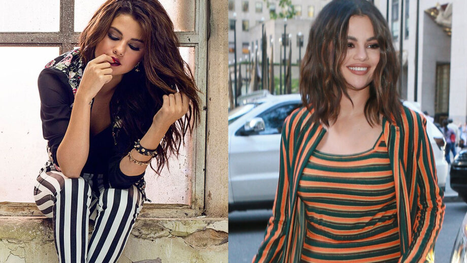 Selena Gomez's Striped Outfit is a Wardrobe Must-Have, See Pics