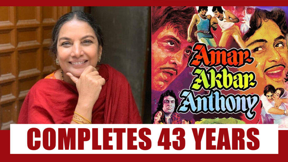 Shabana Azmi On Amar Akbar Anthony Which Completes 43 Years