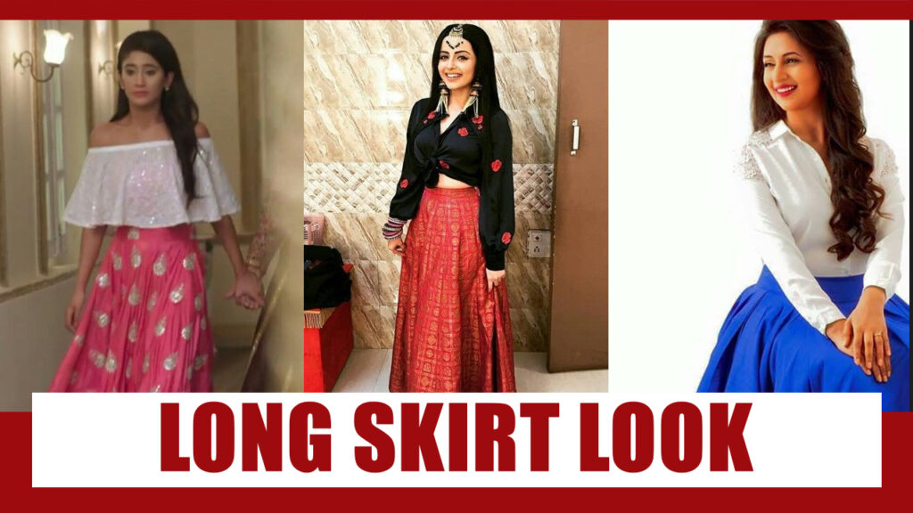Shivangi Joshi Vs Shrenu Parikh Vs Divyanka Tripathi: Which Diva Nailed The Long Skirt Look? 11