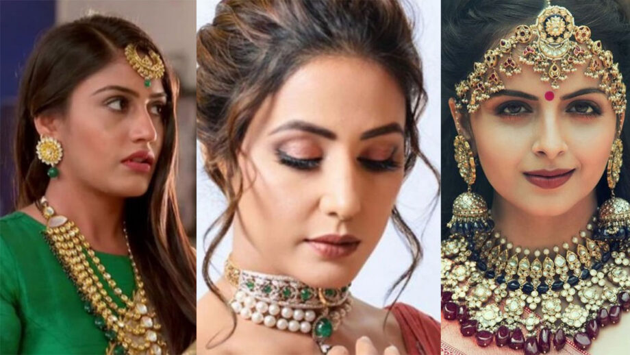 Shrenu Parikh VS Hina Khan VS Surbhi Chandna: Who Gives Fashion Statement In Neckpiece? 3