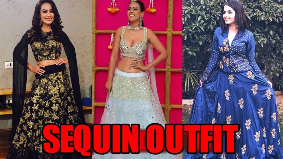 Surbhi Jyoti VS Nia Sharma VS Shrenu Parikh: Who styled sequin outfit better? 1