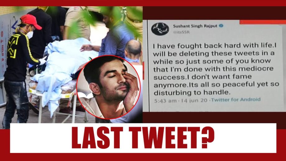 Sushant Singh Rajput's last chilling tweet before death: Fake or real? 1