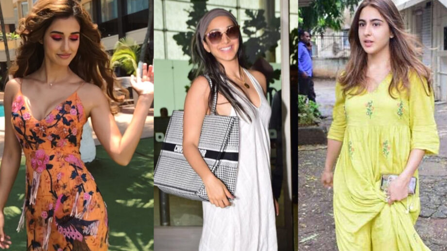 Take cues from Disha Patani, Kiara Advani And Sara Ali Khan to style your maxi dress better; see pics. 8