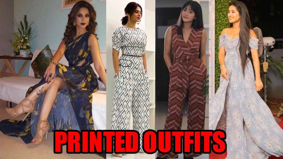 Take Cues From Jennifer Winget And Shivangi Joshi To Style Your Printed Outfits