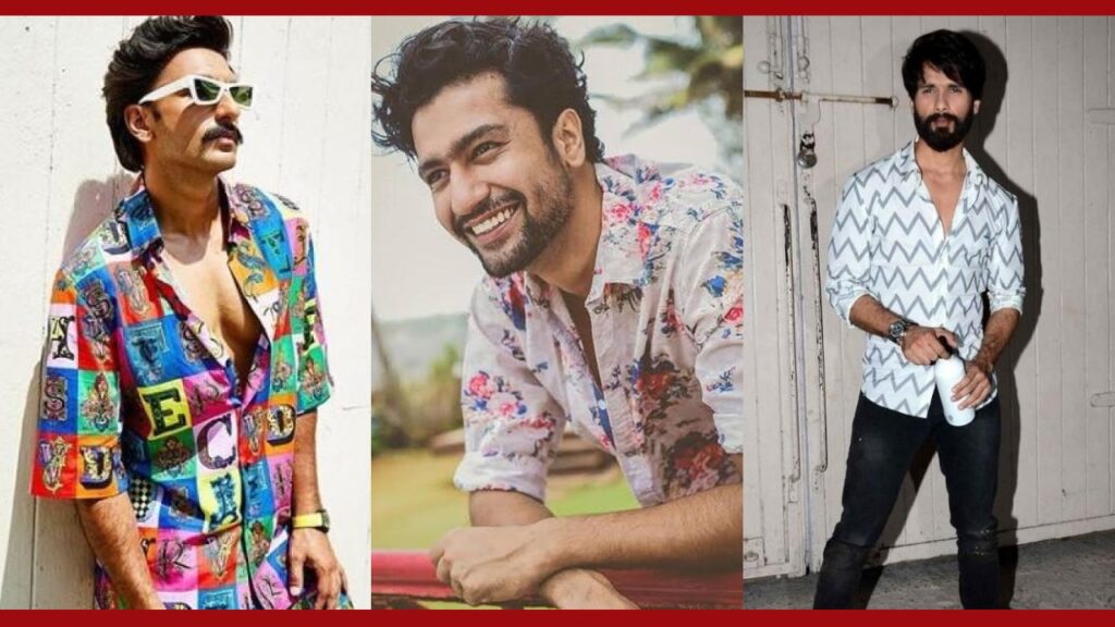 Take Cues From Ranveer Singh, Vicky Kaushal And Shahid Kapoor to style your printed outfits 3