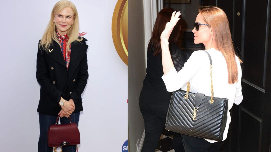 Take Inspiration From Nicole Kidman And Angelina Jolie's Gorgeous Clutch Bags Collection 5