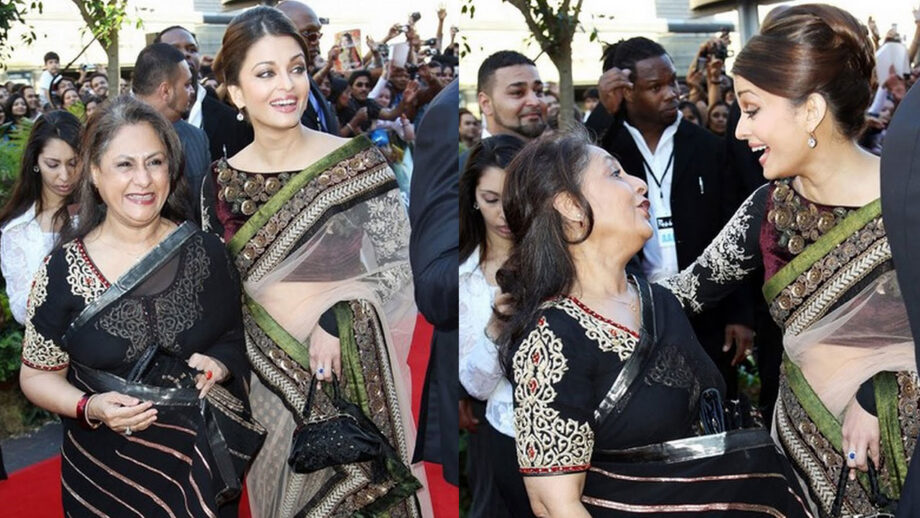 #Throwback Jaya Bachchan and Aishwarya Rai Bachchan's SMILING Moment
