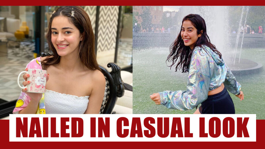 Times When Ananya Panday And Janhvi Kapoor Nailed The Casual Look