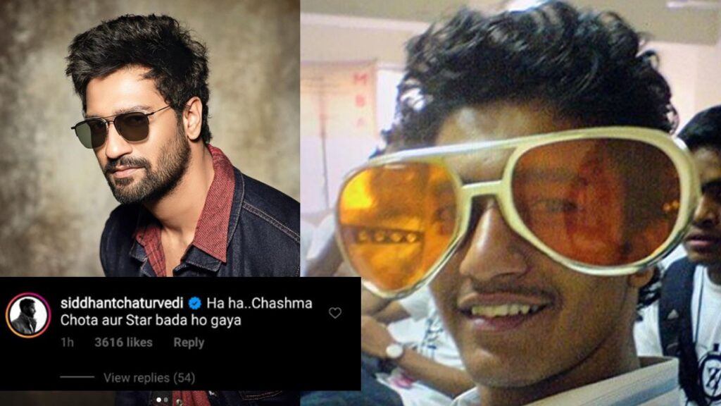 Vicky Kaushal shares latest cool picture wearing glasses, Siddharth Chaturvedi replies with funny comment