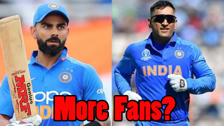 Virat Kohli VS MS Dhoni: Who has more fans?