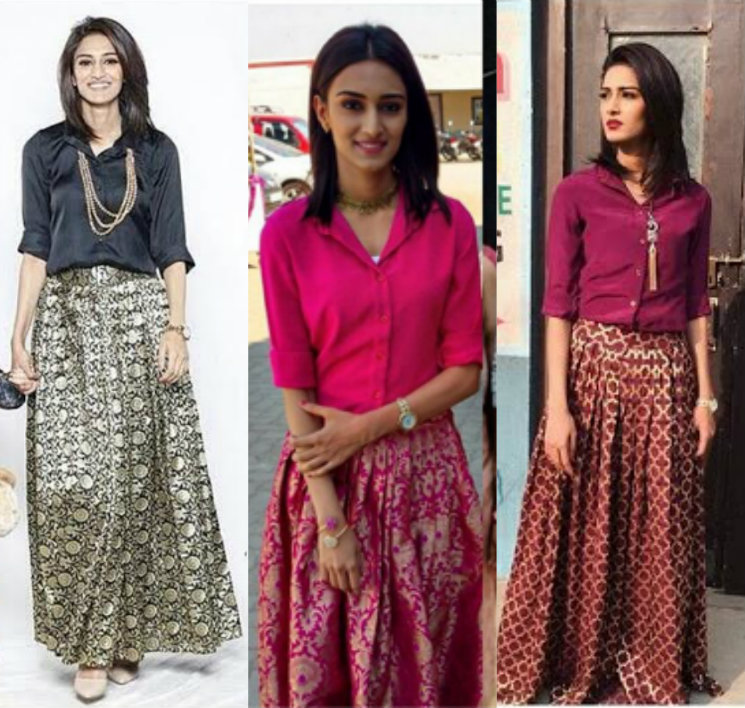 Take A Lessons On How To Wear Indo-Western Outfits From Erica Fernandes - 2