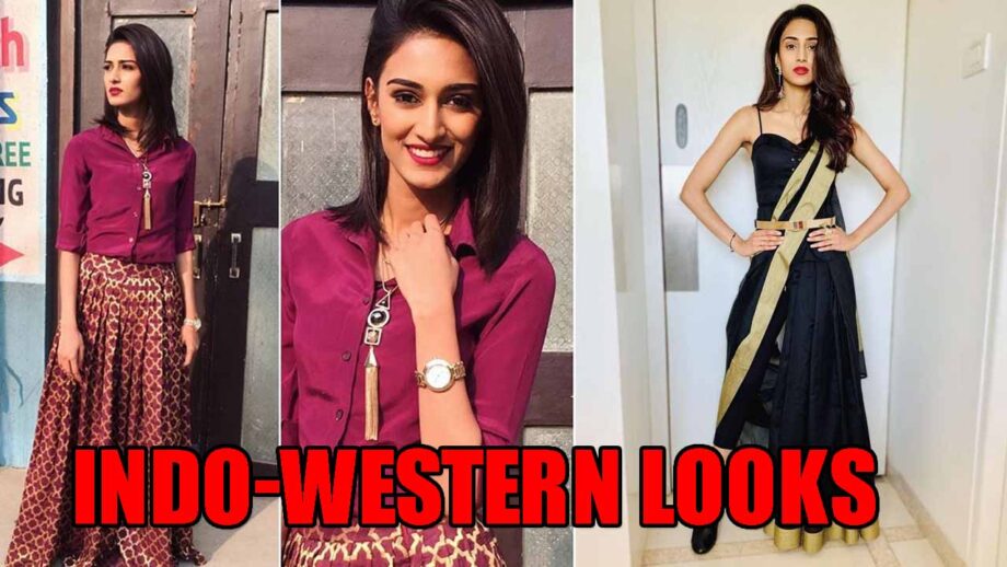 We love Erica Fernandes’s Indo-Western looks; see pics