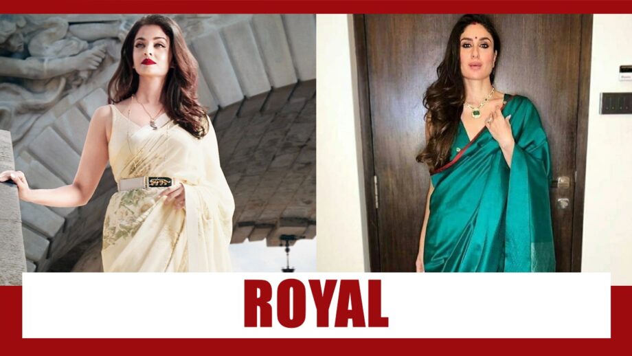 Aishwarya Rai Bachchan Vs Kareena Kapoor: Who looks more royal in a designer saree? 2