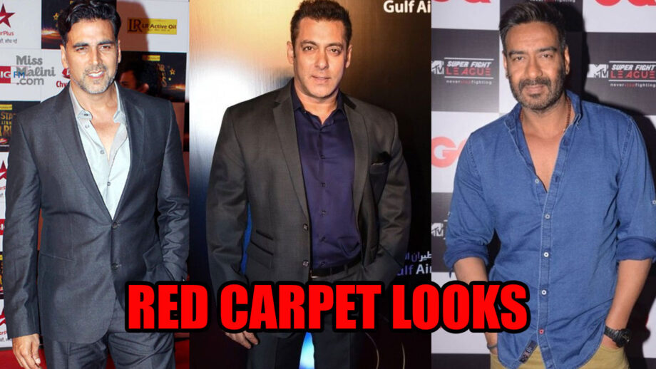 Akshay Kumar, Salman Khan, and Ajay Devgn's Mesmerizing Red Carpet Looks 3