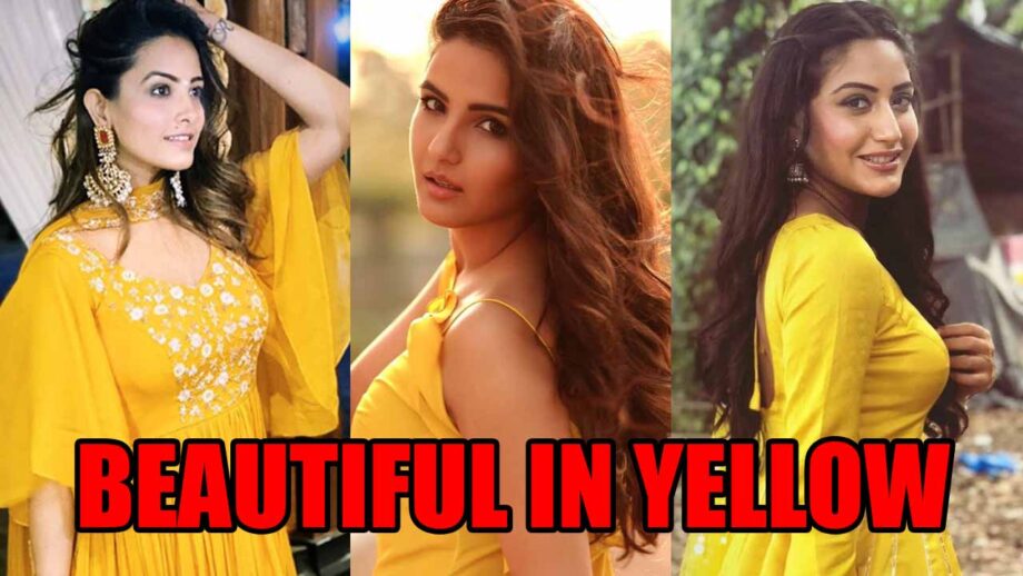 Anita Hassanandani, Jasmin Bhasin and Surbhi Chandna look fresh as flower in these pretty yellow outfits 2