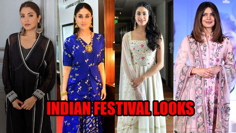 Anushka Sharma, Kareena Kapoor, Janhvi Kapoor, and Priyanka Chopra Tell You What to Wear On Indian Festivals