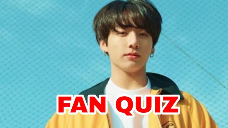 Are you a die-hard fan of Jungkook?Take a test 1