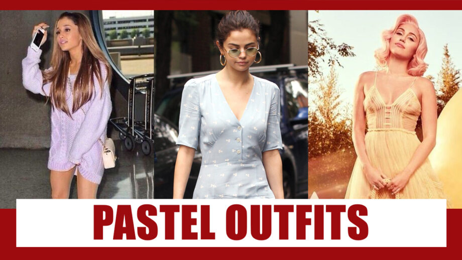 Ariana Grande, Selena Gomez, Miley Cyrus: Actresses Who Flaunted In Pretty Pastel Outfits