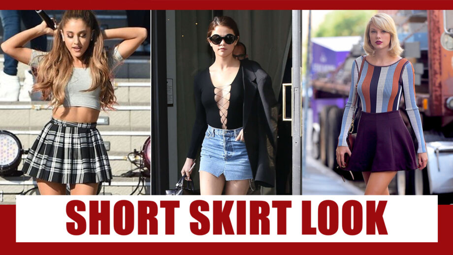 Ariana Grande, Selena Gomez, Taylor Swift: Which Hollywood Singer Nailed The Short Skirt Look?