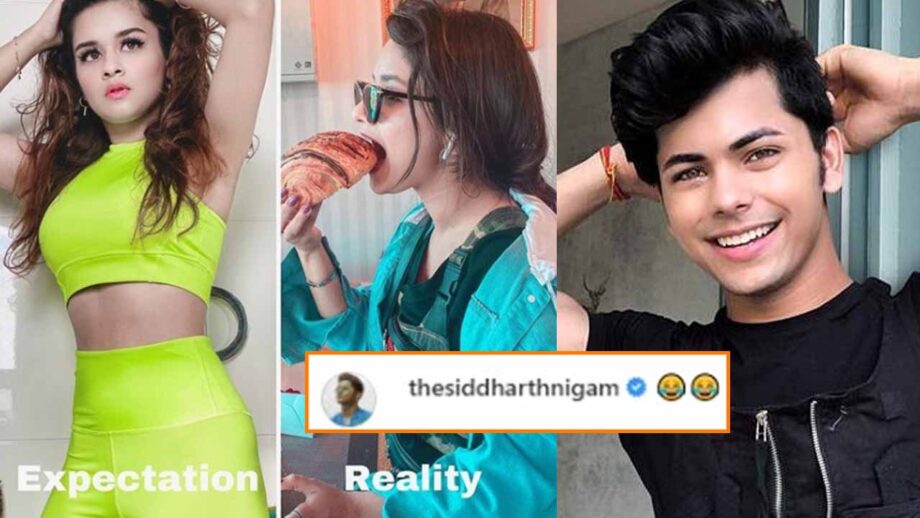 Avneet Kaur reveals expectation and reality from lockdown diaries, Siddharth Nigam posts hilarious comment 1