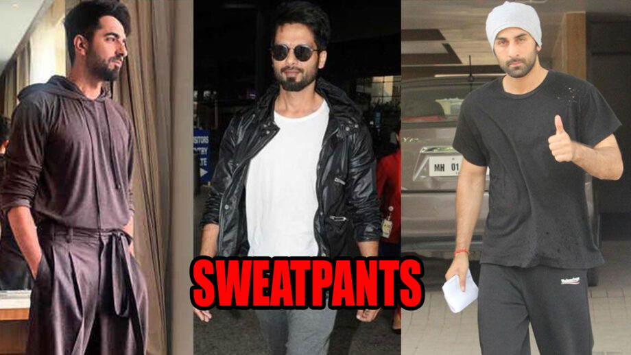 Ayushmann Khurrana, Shahid Kapoor, Ranbir Kapoor's Celebrity Inspired Looks To Style In Sweatpants 6