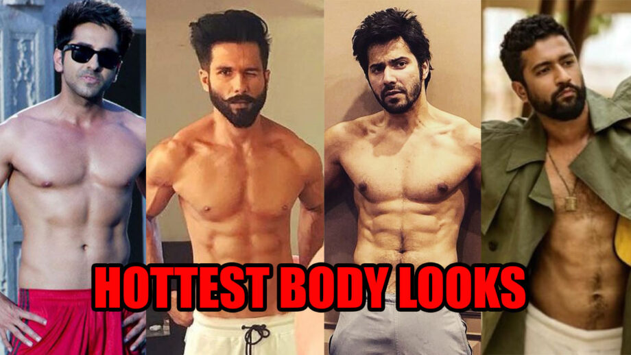 Ayushmann Khurrana, Shahid Kapoor, Varun Dhawan, Vicky Kaushal: The HOTTEST Celebrity Body 4