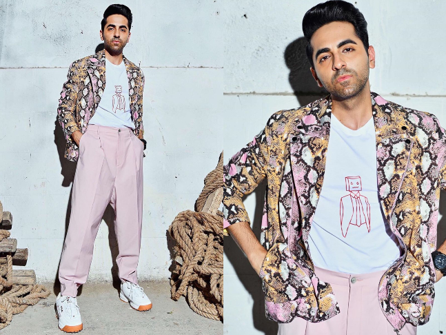 Ayushmann Khurrana, Shahid Kapoor, Varun Dhawan, and Vicky Kaushal know how to style in a jacket - 0