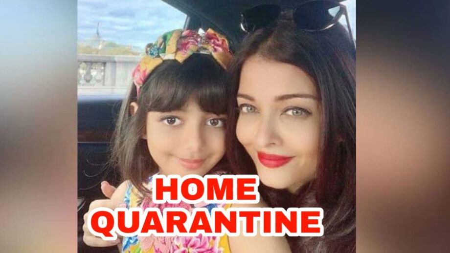 Bachchan family Corona Scare: Abhishek Bachchan confirms wife Aishwarya Rai Bachchan and daughter Aaradhya Bachchan will be in home quarantine