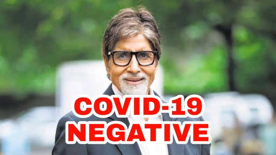 Bachchan Family Covid-19 Update: Amitabh Bachchan FINALLY tests negative for Covid-19, to be discharged 'soon'