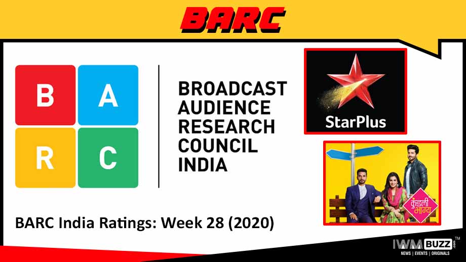 BARC India Ratings: Week 28 (2020); Star Plus and Kundali Bhagya on top