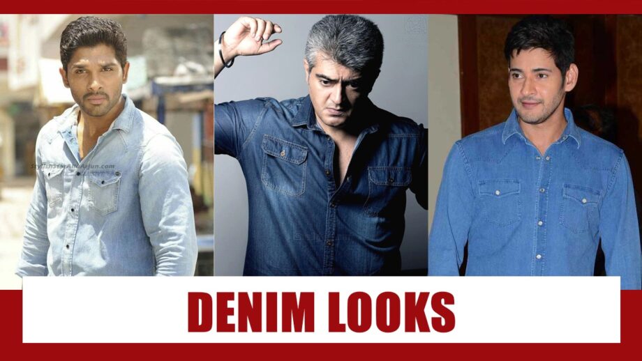 Beat Of Denim Looks From Allu Arjun, Ajith Kumar and Mahesh Babu