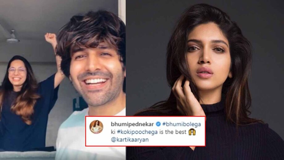 Bhumi Pednekar has THIS to say on Kartik Aaryan's latest funny video with sister 1