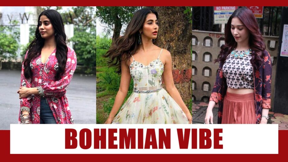 Bohemian vibe: Take inspiration from Janhvi Kapoor, Pooja Hegde, Tamannaah Bhatia to style in Boho look 3