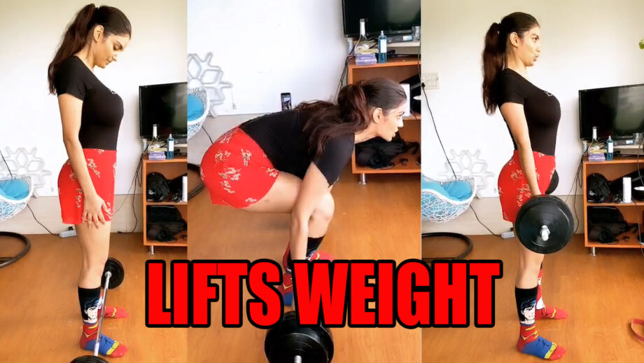 Bold and beautiful Anveshi Jain’s weight lifting video is surreal