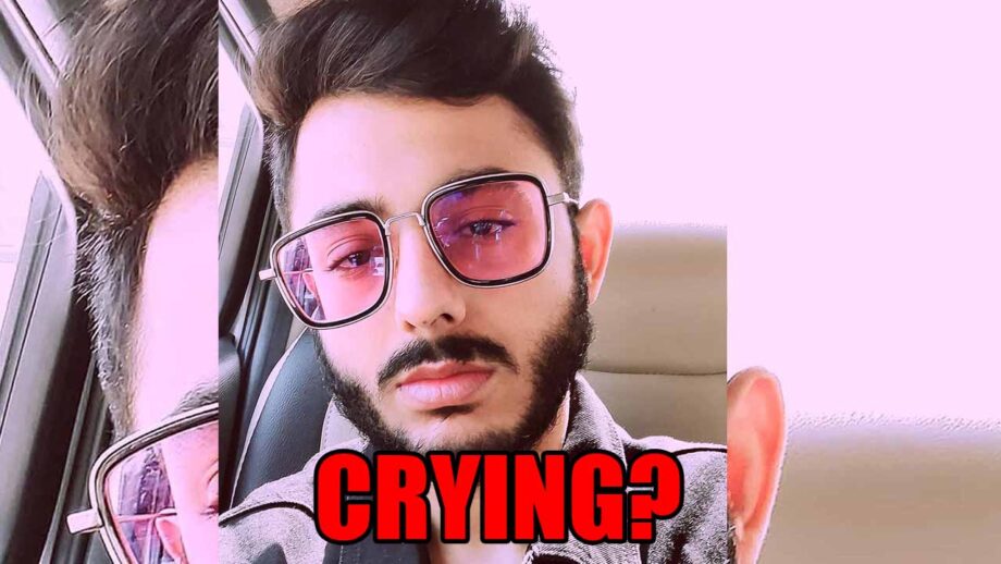 CarryMinati shares latest picture, is he crying?
