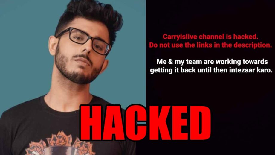 CarryMinati's YouTube channel HACKED! 1