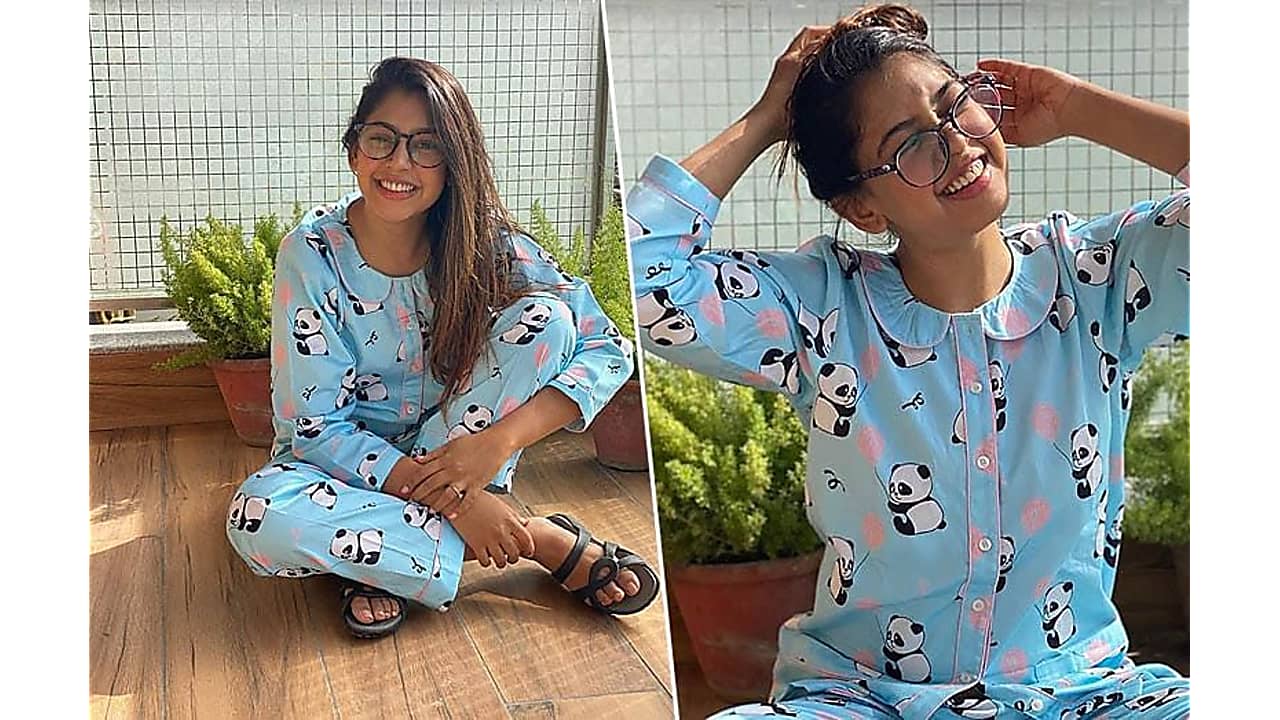 Casual Style: Hina Khan, Erica Fernandes And Niti Taylor's Cute And Comfy Pajamas 7