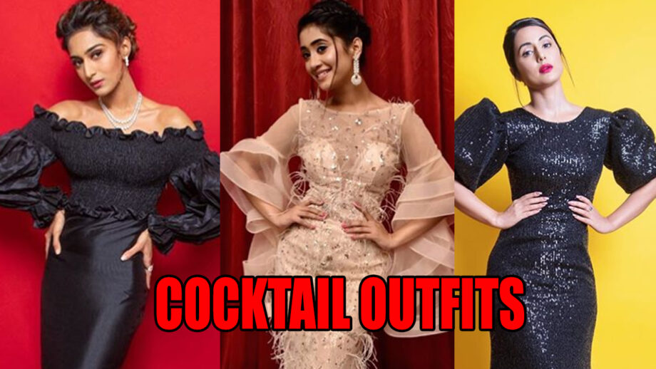 Chic And Stylish, Erica Fernandes, Shivangi Joshi, And Hina Khan Look Fab In These Cocktail Outfits! 1