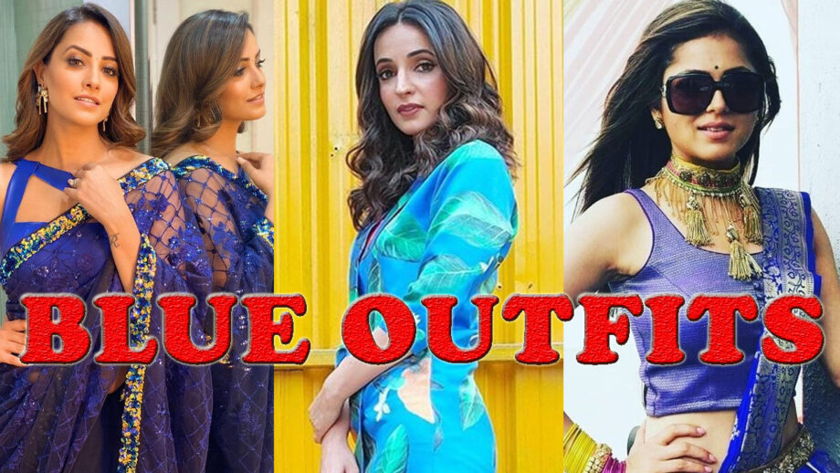 Chic Blue Outfit: Sanaya Irani, Drashti Dhami, And Anita Hassanandani's Stylish Blue Outfit Will Steal Your Heart! 1