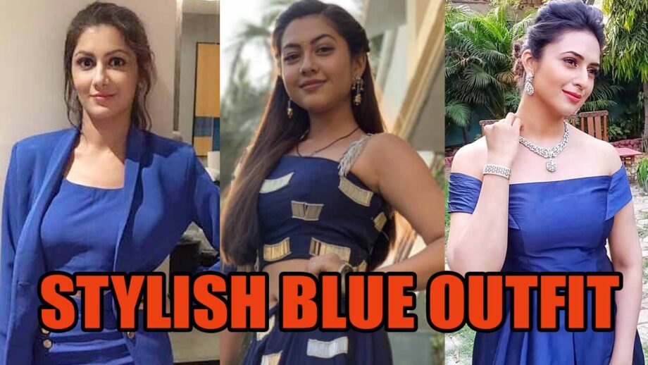 Chic Blue Outfits: Sriti Jha, Reem Shaikh and Divyanka Tripathi’s stylish blue outfit will steal your heart!