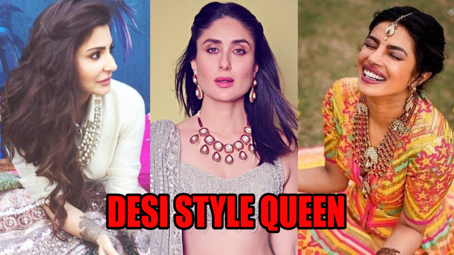 Desi Style Queen: Anushka Sharma, Kareena Kapoor and Priyanka Chopra's Sassy-Desi Style
