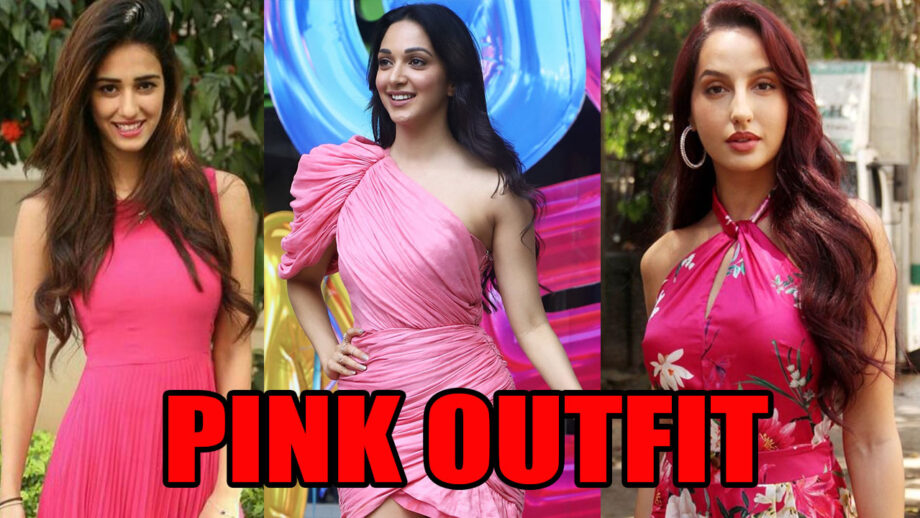 Disha Patani, Kiara Advani And Nora Fatehi Appear Fresh As A Flower In These Pretty PINK Outfits 6
