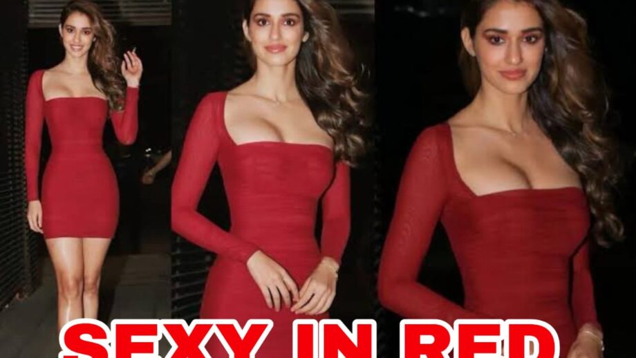 Disha Patani's fashionable all-red outfit makes heads turn 2