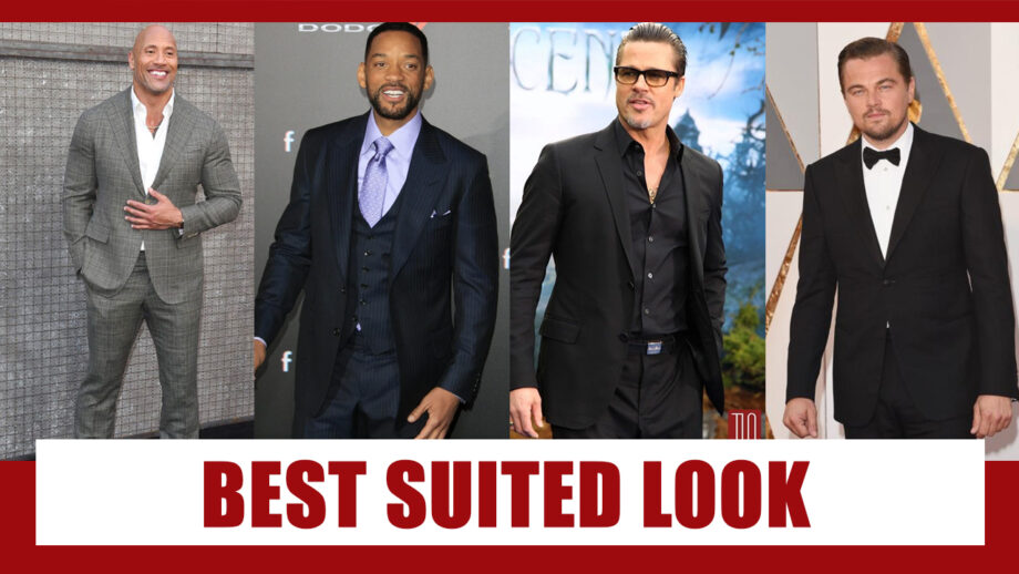 Dwayne ‘Rock’ Johnson, Will Smith, Brad Pitt, Leonardo DiCaprio: Best Look In Suits